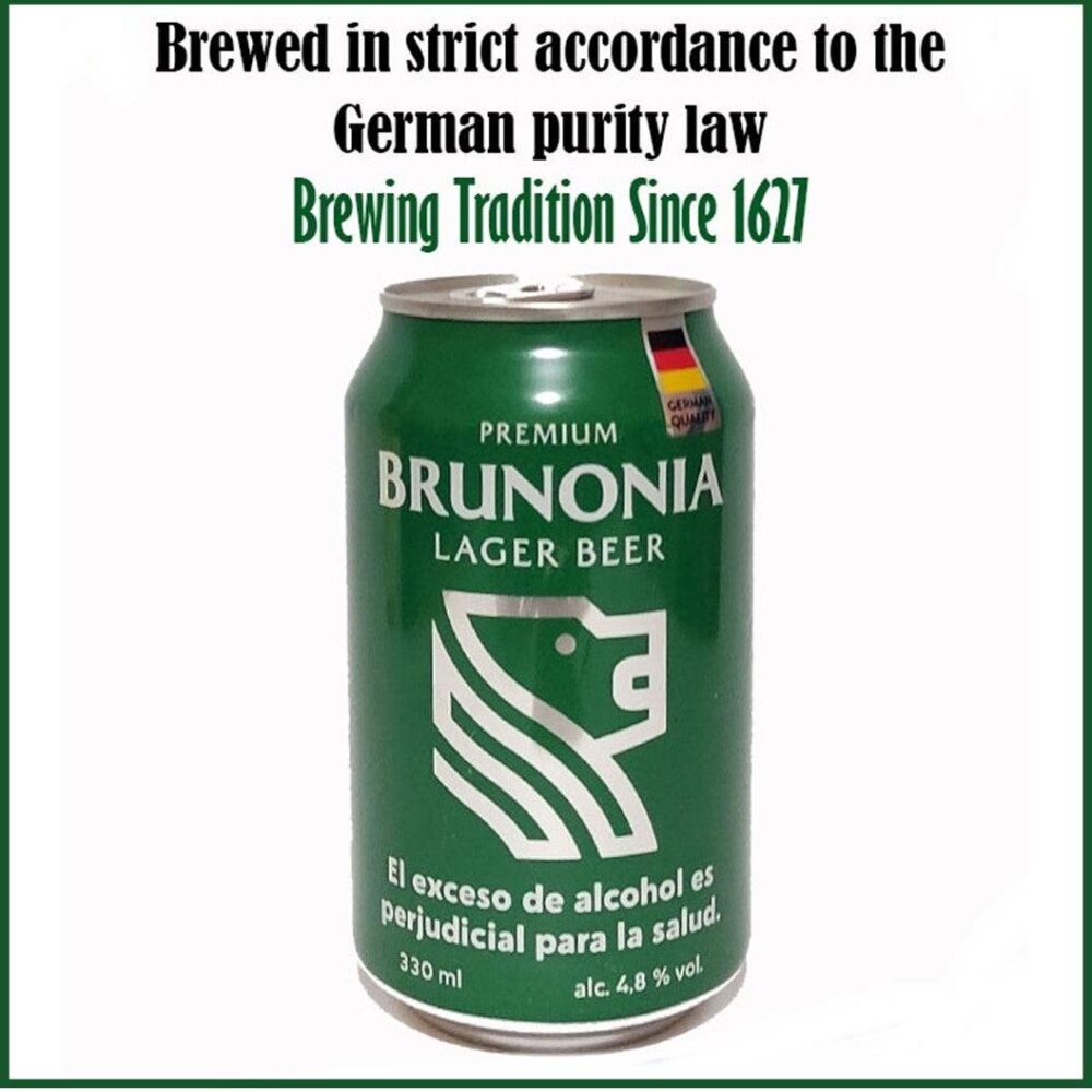 Brunonia Lager 11.2oz. 6 Pack Can Special