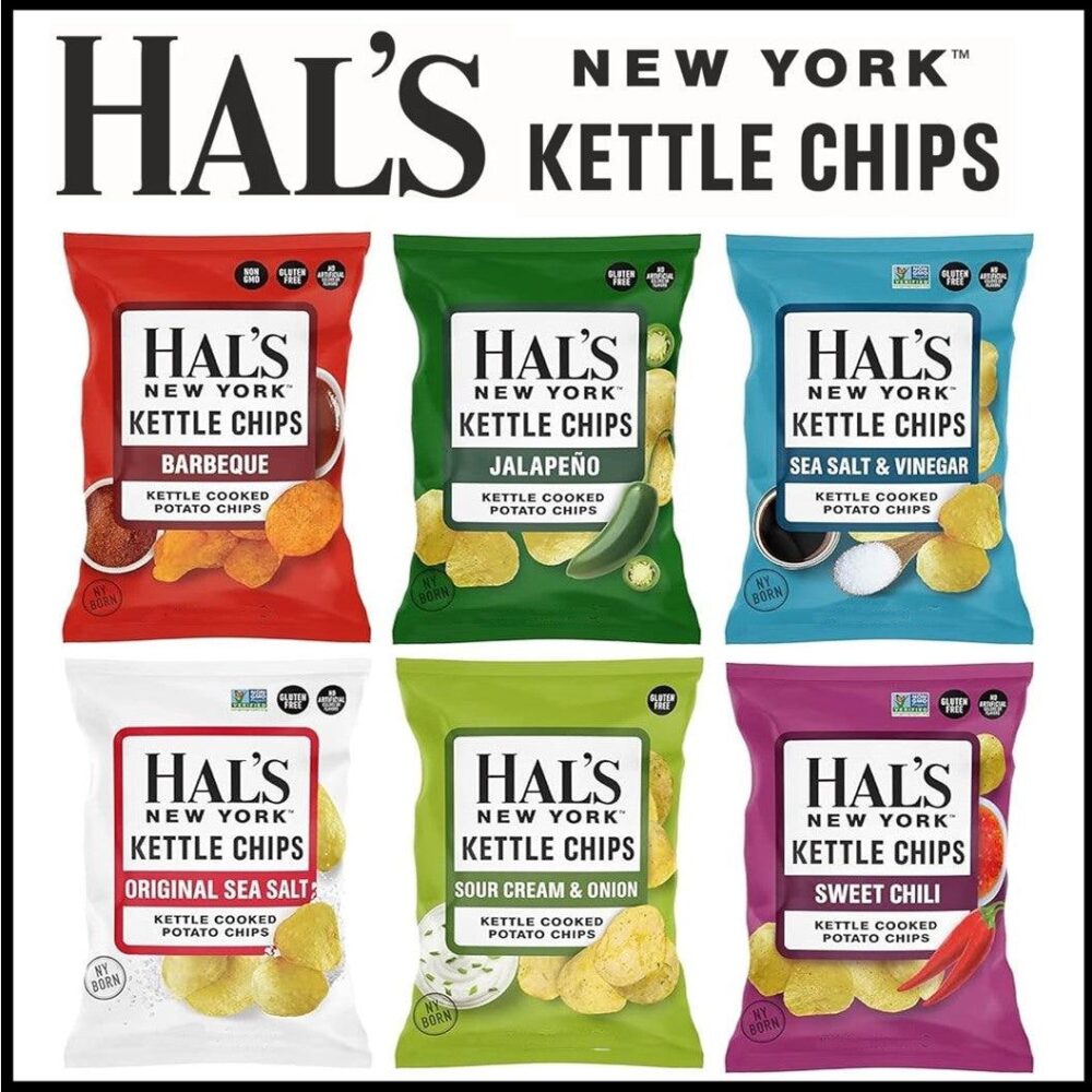 Hal's Kettle Cooked Potato Chips 5oz.