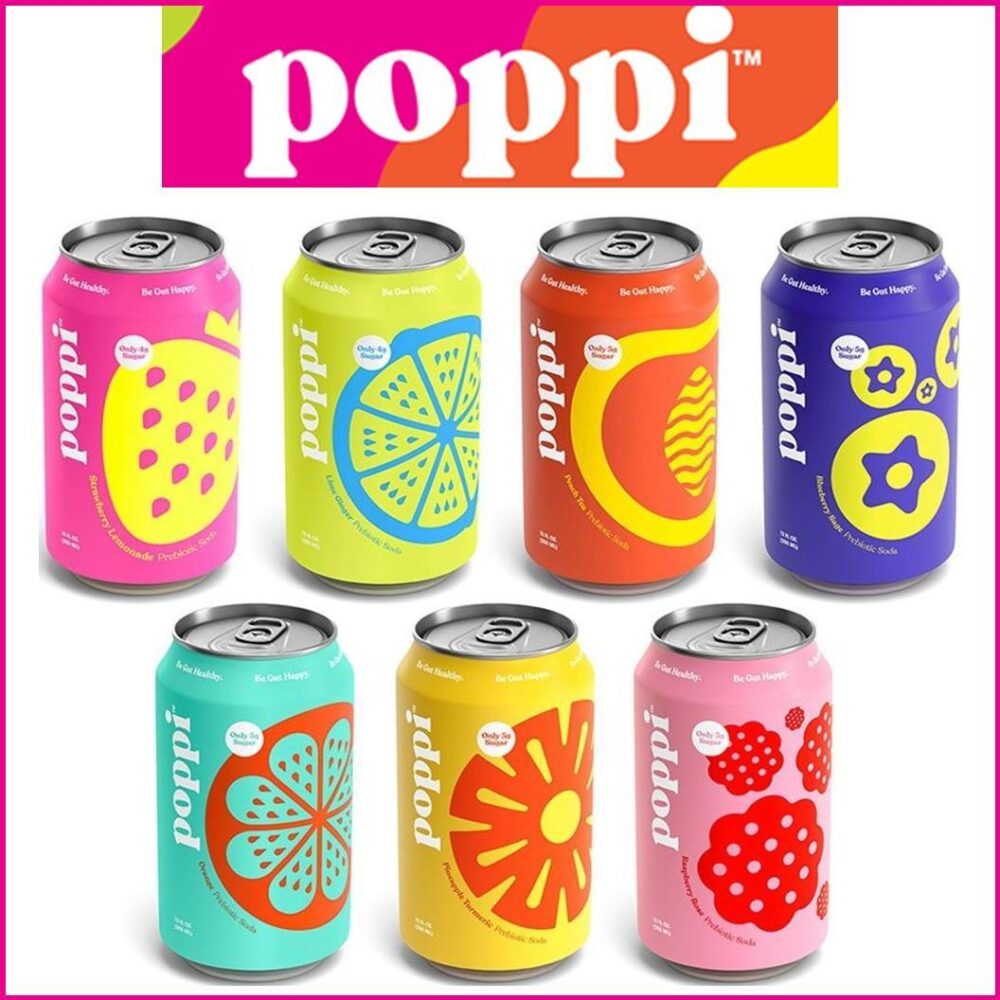 Poppi Prebiotics Soda 12oz. Can